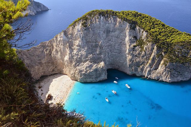 Zatoka Wraku i Błękitne Groty, Zakynthos